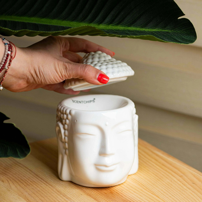 Aromatistis Scentchips me Epistrosi Porselanis Boudas Lefkos 808483